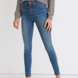 Madewell 10” High Rise Skinny Jeans 28 Tencel Lyocell